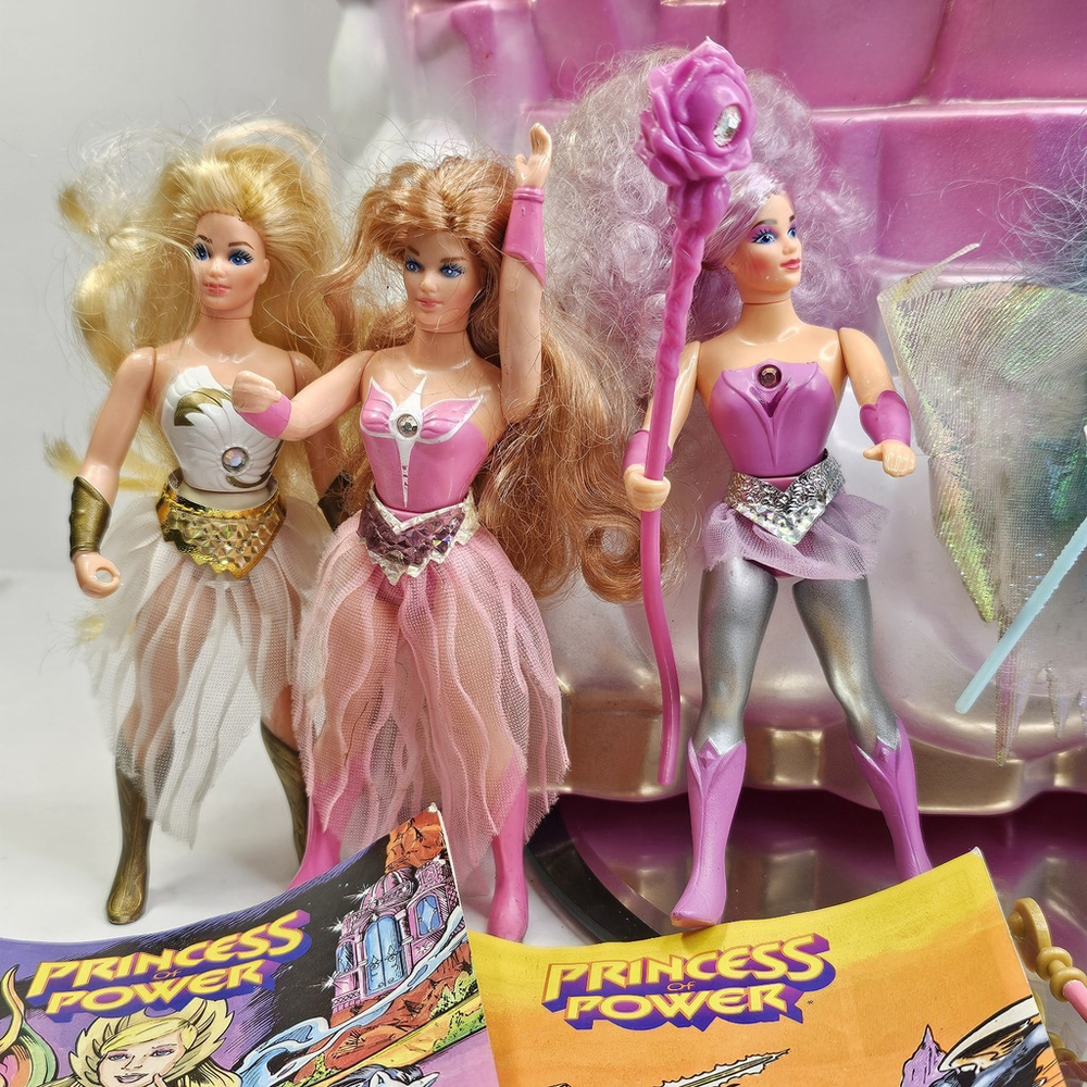Vintage 80s Mattel Princess Of Power She-Ra Crystal Castle Pieces & Figure MOTU - Picture 3 of 16